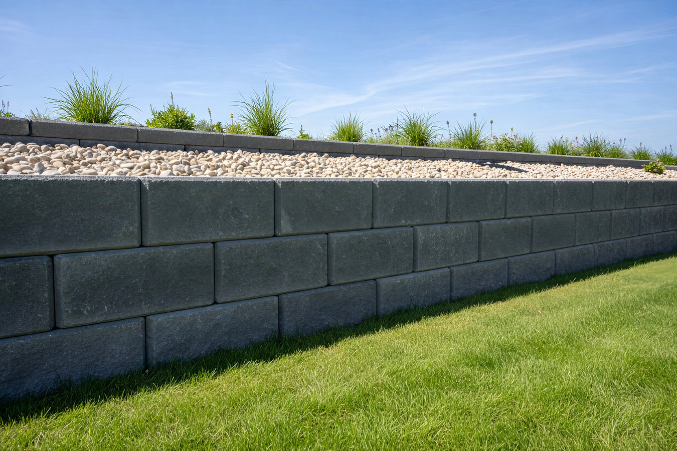 Concrete block walls